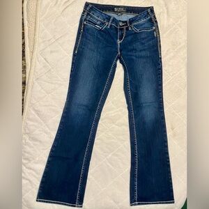 Silver Bootcut Jeans Dk Wash W28/L33